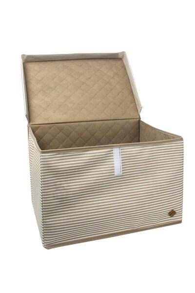 EMİRLER FAMİLY TEXTİLE 5 Adet Çok Amaçlı Kapaklı Kumaş Kutu Duvarlı Hurç Sandık 40x30x26 Hurç   Home