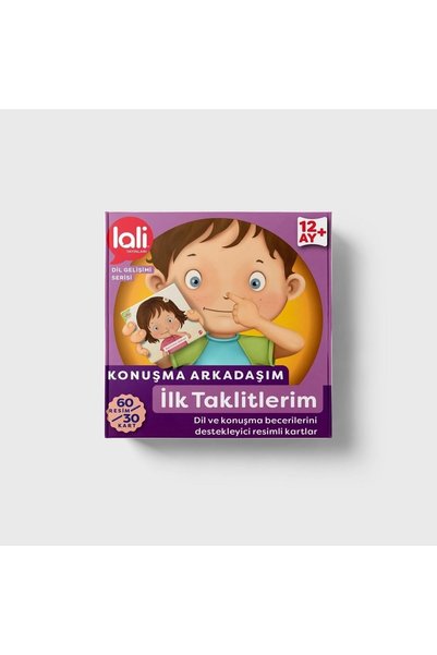 Lali Yayınları Konuşma Arkadaşım 3lü Set Ilk Taklitlerim Ilk Seslerim Ilk Sözcüklerim + 12ay