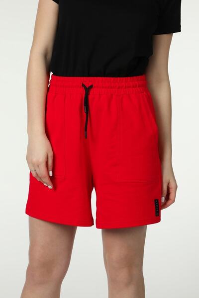 defys Kadın Şort Kırmızı