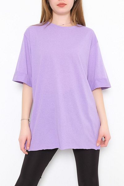 Lukas Purple Double Sleeve T-Shirt - 9611.253.