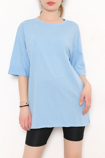 Lukas Double Sleeve T-Shirt Baby Blue - 9611.253
