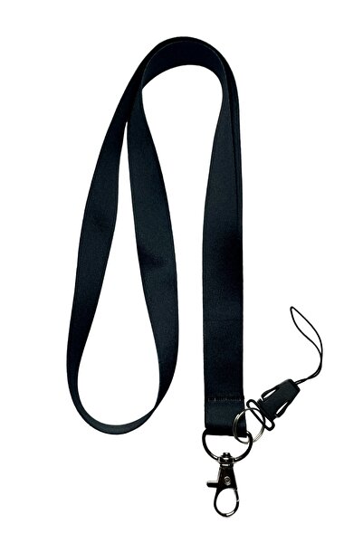 StormiStoretr Siyah Basic Boyun Ipi Telefon Askısı