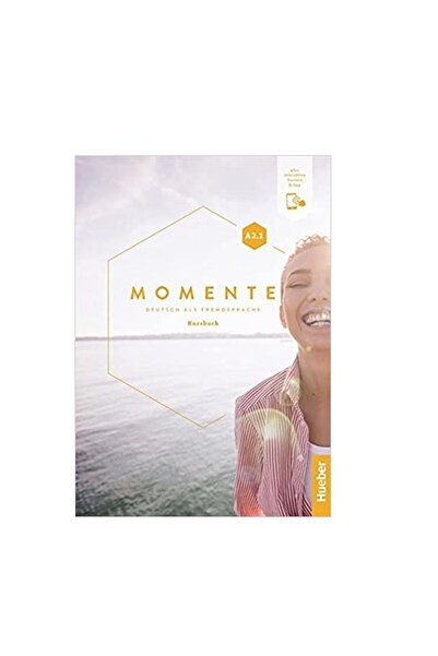 Hueber Yayınları Momente A2.1 Kursbuch + Arbeitsbuch Mit Plus Interactive Versiyon & App