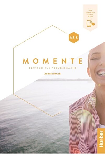 Hueber Yayınları Momente A2.1 Kursbuch + Arbeitsbuch Mit Plus Interactive Versiyon & App