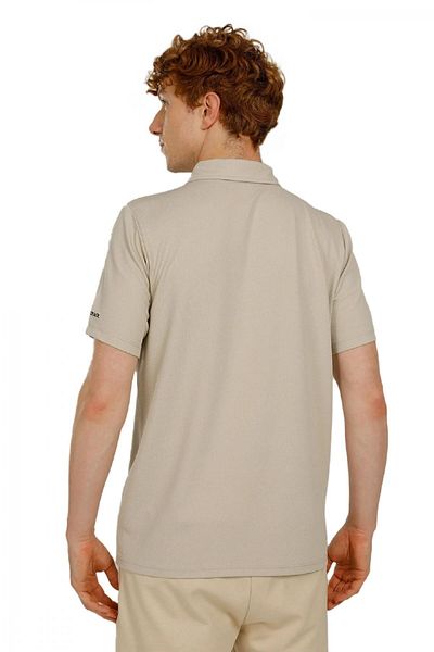 lumberjack 12sn526 Ml Eric Polo Neck T-shirt Μπεζ ανδρικό μπλουζάκι