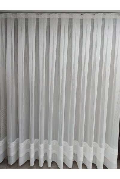 stay home Dantel Detaylı Mutfak Tülü Kanun Pile 1/2,5