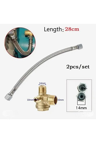 kölner Sessiz Yağsız 1hp 750watt 0,75hp 550watt Kompressörler Için Tank Hortu...