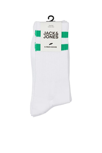 Jack & Jones Jack&jones5'li Çizgili Çorap Paketi- Kayden 12234475