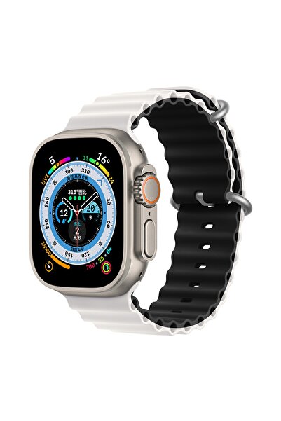 Asfal Watch Compatible 42 Mm 44 Mm 45 Mm 49 Mm Band /4/5/6/se/7/8 Watch Ultra Double Color Ocean