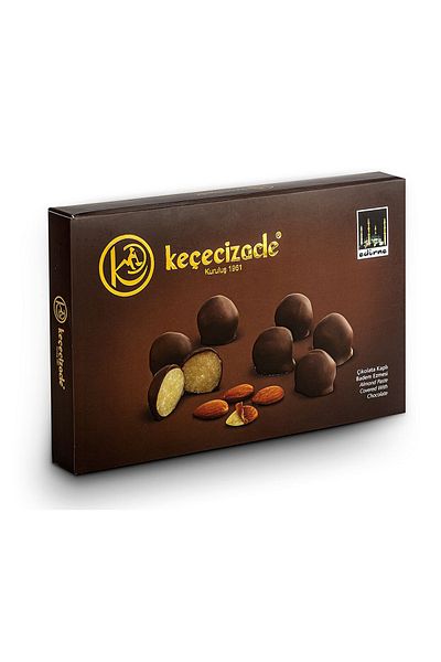 KEÇECİZADE 610 Gr Almond Paste - Chocolate Covered