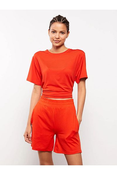 LC Waikiki Damskie spodenki sportowe Lcw Active z elastyczną talią