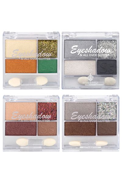 Sword & Shield S&S 4 Pieces Eyeshadow Set - Comfortable Cut