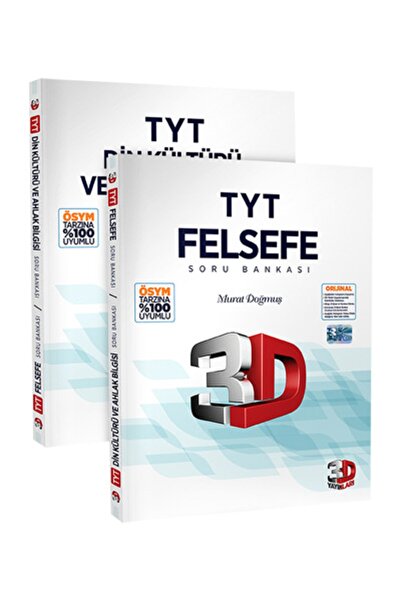 3D Yayınları 2023 Tyt 3d Felsefe + Din Kültürü Ve A Hlak Bilgisi