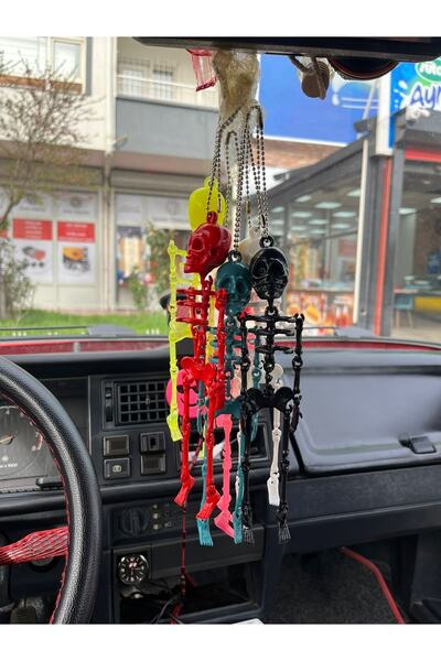 e otomarket Ayna Süsü Iskelet Oynar Eklemli Müzik Ritmiyle Dans Eden Iskelet ...