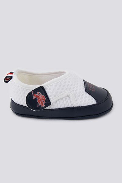 U.S. Polo Assn. Spotted Gray Baby Shoes