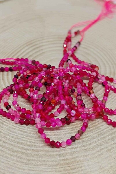 Yasamtohumu Dužina narukvice od ahat kamenja, pola niza 2mm (36280) (17CM DUGA)