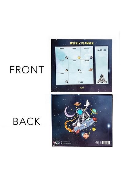 GENC DIJITAL BASKI Table Top Weekly Planner Notebook