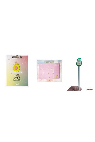 GENC DIJITAL BASKI Avakodo Secretarial-Planner and Ballpoint Pen