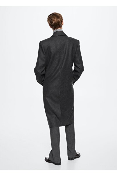 MANGO Woman Double Breasted Oversize Special Tailored Woolen Coat