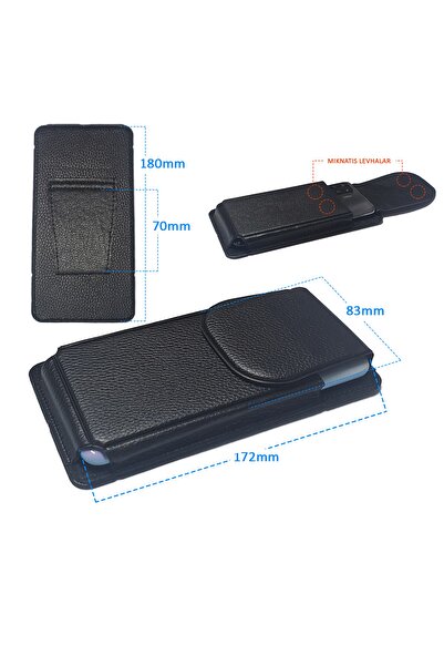 VİZYON Poco X3 Gt - X3 Pro - X3 Nfc | Poco X4 Gt - X4 Pro 5g Kılıfı Kemere Takılan Kılıf Bel Kılıfı