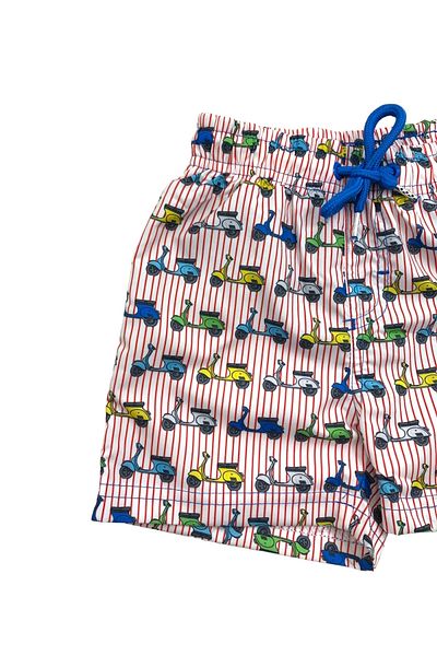 Pukka Pantaloni scurți de baie pentru copii cu imprimeu motocicletă