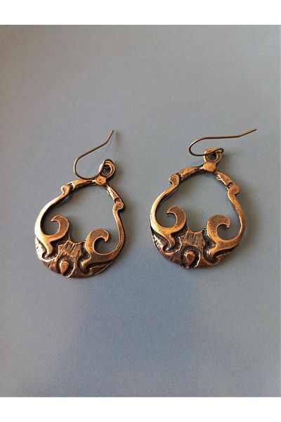 dela otantik Bohemian Dangle Earrings Bronze Large Authentic Ethnic Vıntage Earrings Handmade Bijoux Jewelry Earrings