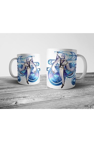 Pixxa Kamisato Ayato - Genshin Impact Mug Cup Model 1