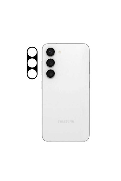 Rivor Samsung Galaxy S23 Plus Kılıf Kamera Lens Koruyucu Siyah Çerçeveli Cam ...