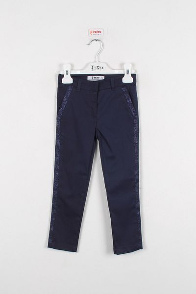 incity Girl's Navy Blue Trousers