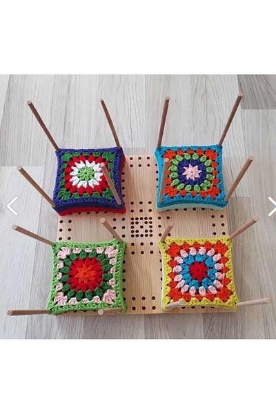 orhanucuzluk Ξύλινη Πίνακας Μοτίφ 30x30 εκ