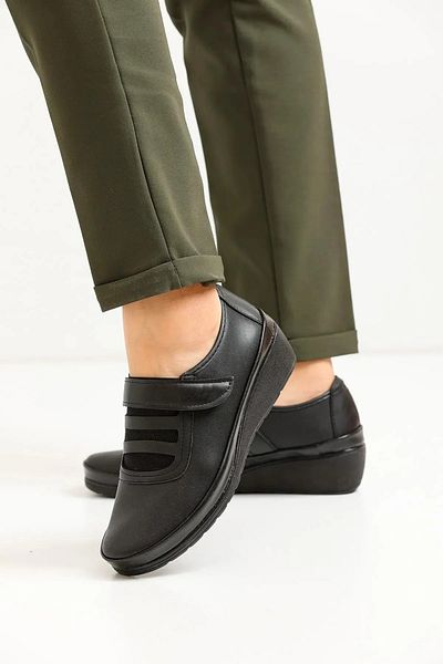 TOBAİ Pantofi ortopedici negri pentru femei Pantofi confortabili Mother Ballerina Pantofi Mother Daily Light Classic 020