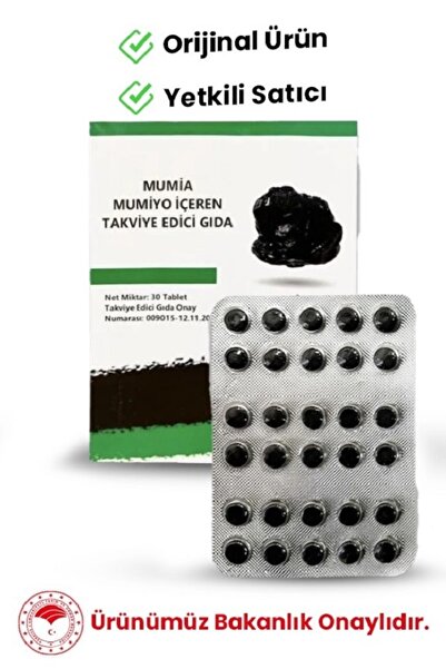 MUMİA MUMİYO İÇEREN TAKVİYE EDİCİ GIDA Tablet 8 Al +3 Bedava 11li Paket (tanıtıma Özel)