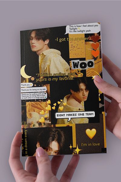 Namgo دفتر ملاحظات غير مبطن مقاس A5 من Wonyoung Collage (50 صفحة)