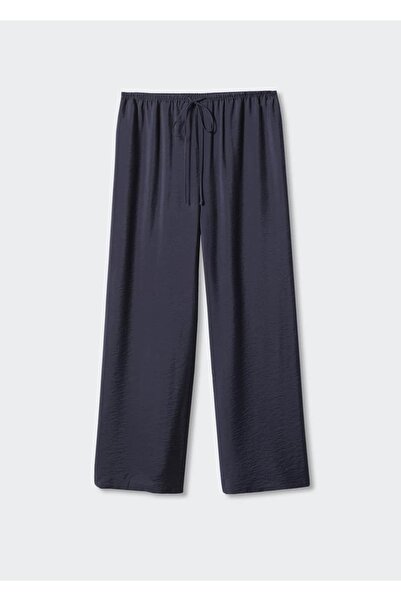 MANGO Woman Saten Pantolon
