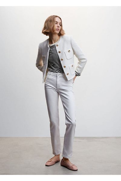 MANGO Woman Blugi Medium Confort Dğz Cut