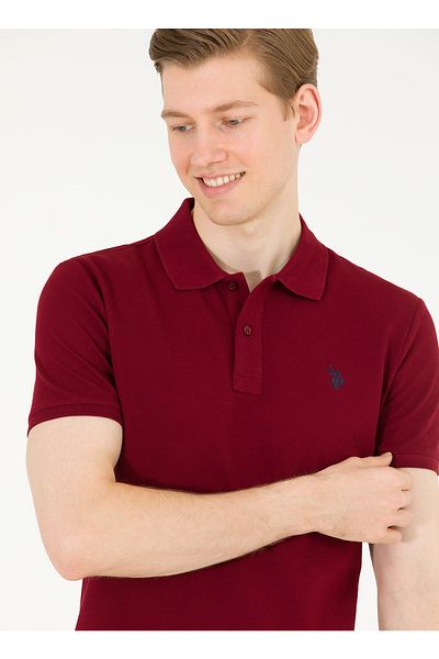 U.S. Polo Assn. Polo T-shirt, Xl, Claret Red