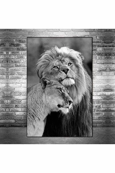 VeraStore Aslan Leopar Kanvas Tablo