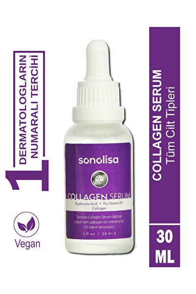 SONOLİSA Kolajen Serum Kırışıklık Karşıtı Collagen Serum Cilt Serumu 30 ml