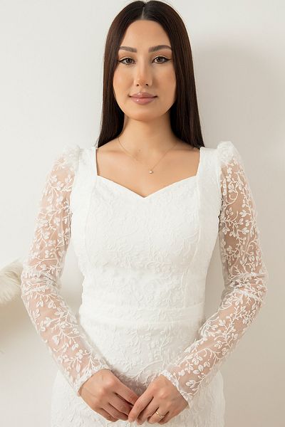 PULLIMM Rochie de bal de bal cu decolteu cu inimă din tul cu sclipici 1441