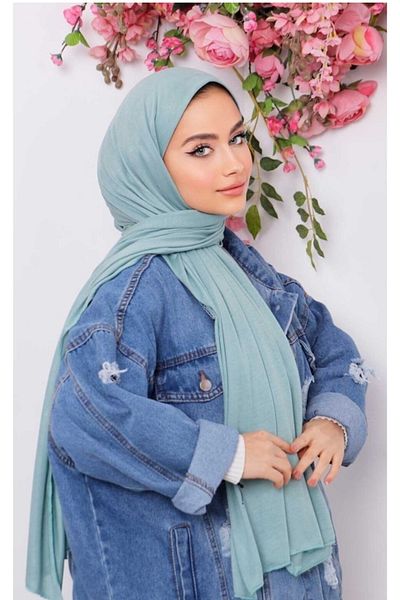 HAR-UM Ticaret Hijab Women's Combed Cotton Shawl