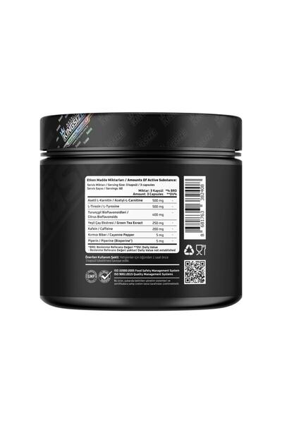 Kingsize Nutrition Fire Caps 180 Capsules
