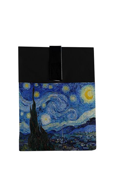 HRS Starry Night Patterned Washable Pocket Book Case 20 X 25 Cm Multi-Purpose Bag Book Cover