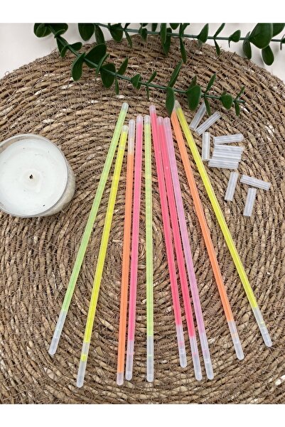 Genel Markalar 20cm Glow Stick Fosforlu Çubuk Kırılan Acil Işık Kamp Parti Ge...