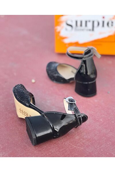 Surpie Shoes Çocuk Topuklu Ayakkabı, Çocuk Kısa Topuklu Ayakkabı