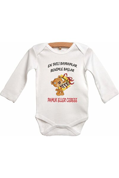 venüsdijital Eid Zıbın Model 1 Long Sleeve Baby Zıbın Body