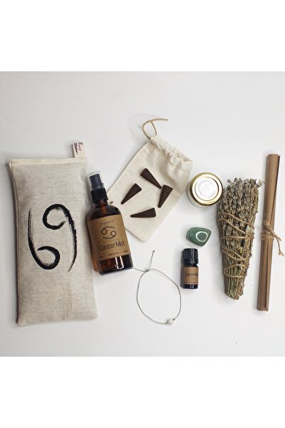 Boho Yoga Art Yengeç Burcu Ritüeller Seti