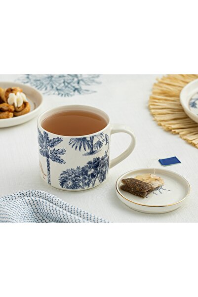 English Home Jungled New Bone China Mug 410 Ml Blue