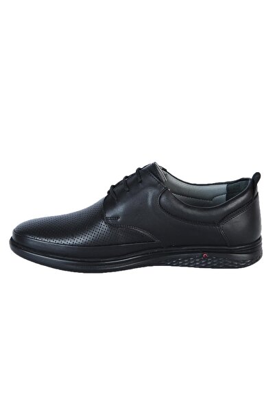Balayk 1092 Black Lz Leather Men's Casual Shoes