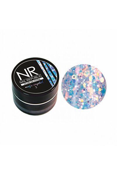 Nail Republic Kalıcı Oje Magic Crystal 03 – 7GR Işıltılı Tırnaklar İçin Dayan...