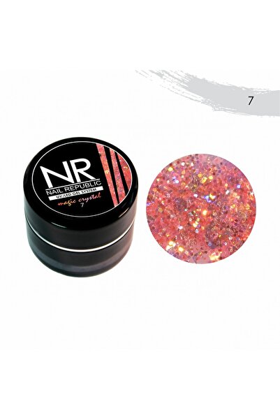 Nail Republic Kalıcı Oje Magic Crystal 07 – 7GR Işıltılı Tırnaklar İçin Dayan...